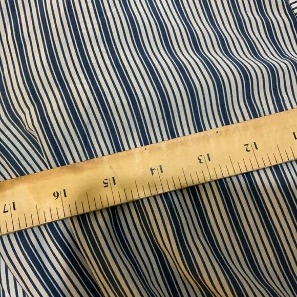 Milly Striped Linen Charlie Romper open back size Small H6 - Picture 13 of 15